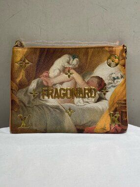 Louis Vuitton Masters Jeff Koons Collaboration Fragonard Painting Print Coated C